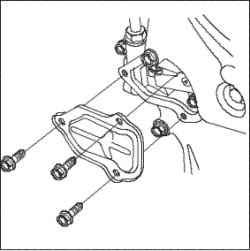 Снятие и установка шкива коленчатого вала (R18A)