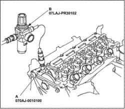 Проверка рычага коромысла VTEC (R18A)
