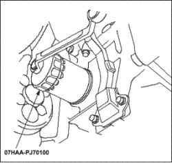 Замена масляного фильтра двигателя (L13A)