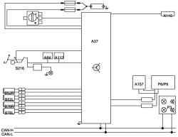 Блок-схема антиблокировочной системы тормозов MK70
