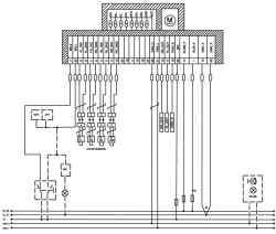 Принципиальная схема антиблокировочной системы тормозов MK70