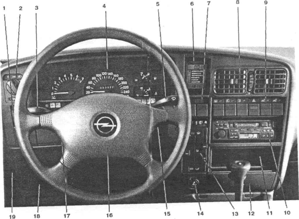 опель омега караван 1994 панель вентилятора