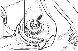 Расположение регулировочного кулачка, определяющего относительное положение продольного рычага и кронштейна