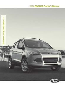 Ford Escape 2014 Owner’s Manual