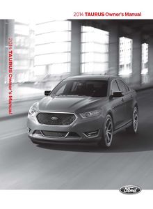 Ford Taurus 2014 Owner’s Manual