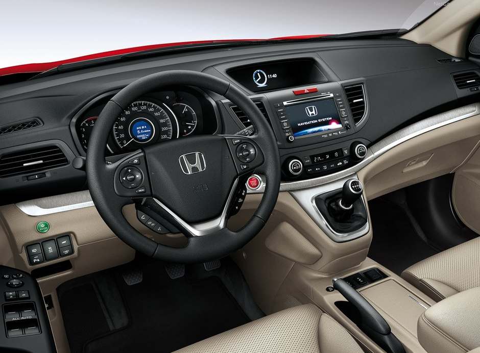 Honda CR-V Mark IV салон (Хонда СР-В 2011-2016)