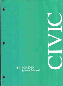 Honda Civic 1996-2000 Service and Repair Manual