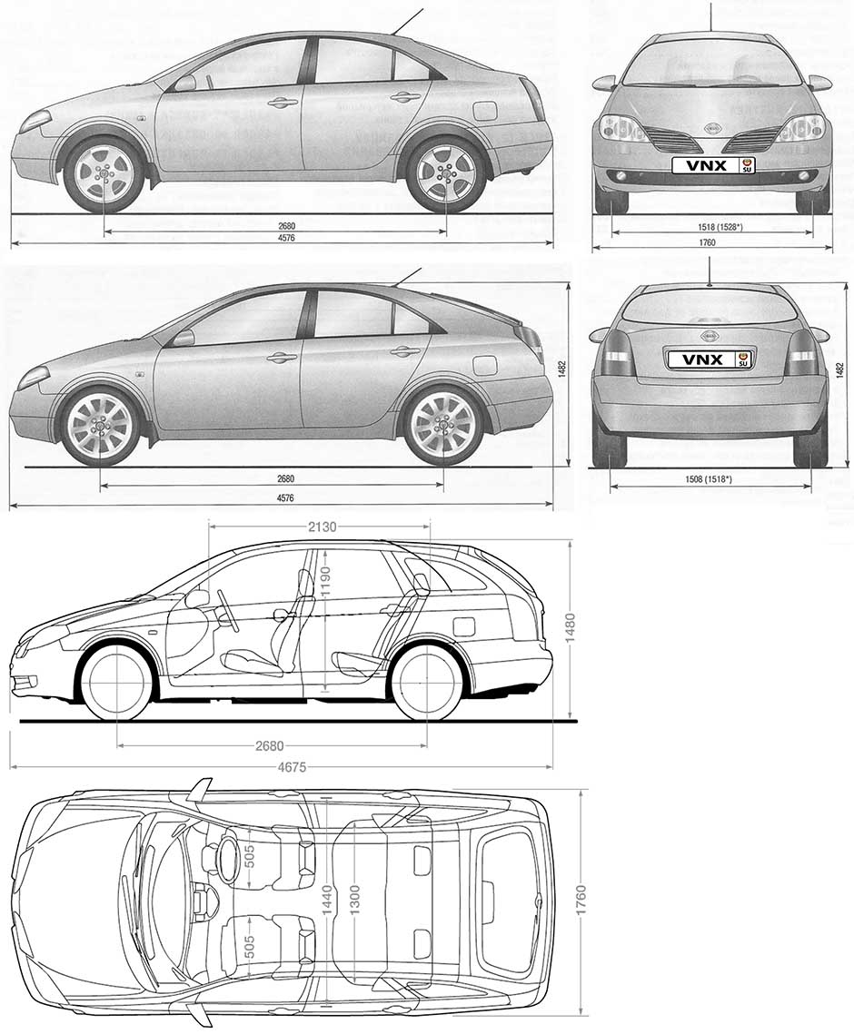 Nissan primera dimensions #3