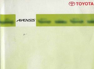 Owner's Manual Toyota Avensis T210/220/221