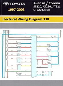 Electrical Wiring Diagrams Toyota Avensis / Corona (AT220/221, ST220, CT220 series)