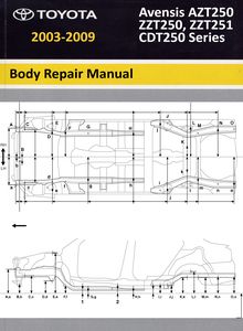Body Repair Manual Toyota Avensis second generation (ZZT250, ZZT251, AZT250, CDT250 series)