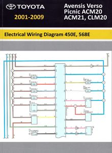 Electrical Wiring Diagrams Toyota Avensis Verso/ Picnic/ SportsVan 2001-2009