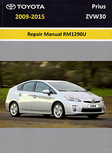 Toyota Prius ZVW30 Repair Manual RM1290U