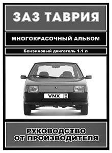 Альбом автомобиль ЗАЗ-1102 «Таврия»: Устройство и техническое обслуживание