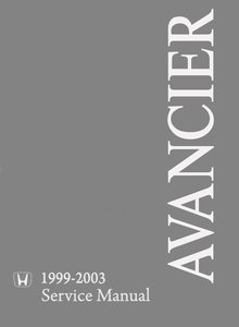 Honda Avancier 1999-2003 Руководство по эксплуатации, техобслуживание, ремонт