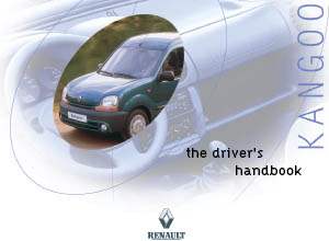 Renault Kangoo I Phase-1 Drivers Handbook