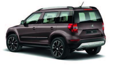 Škoda Yeti Outdoor A5 вид сзади