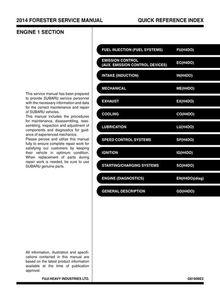 Subaru Forester SJ Service and Repair Manual