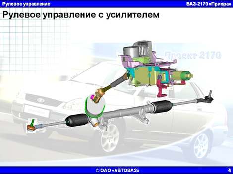 Рулевое управление с усилителем