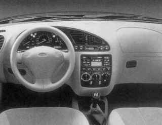 Панель приборов автомобиля Fiesta Ghia