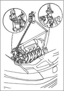 Установка двигателя (L13A)