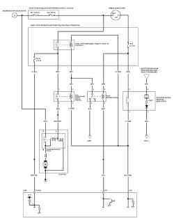 3. Электрическая схема системы пуска двигателя (N22A)