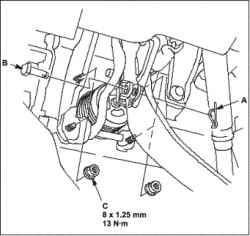 Замена тормозного усилителя (L13A/R18A)