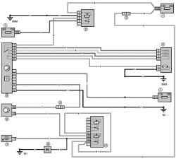 Схема 14. Электровентилятор системы отопления (кондиционирования) и вентиляции салона