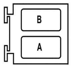 Блок, расположенный в коммутационном блоке в моторном отсеке под блоком защиты и коммутации (1337)
