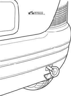 Установка буксирной проушины в задней части автомобиля