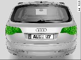 Задние фонари двери багажника - Audi Q7 Замена задних ламп накаливания