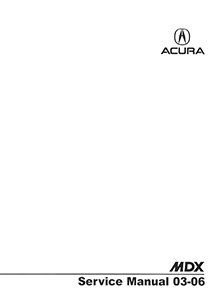 Acura MDX 03-06 Service Manual
