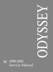 Honda Odyssey 1999-2003 руководство по эксплуатации, устройство, техобслуживание, ремонт