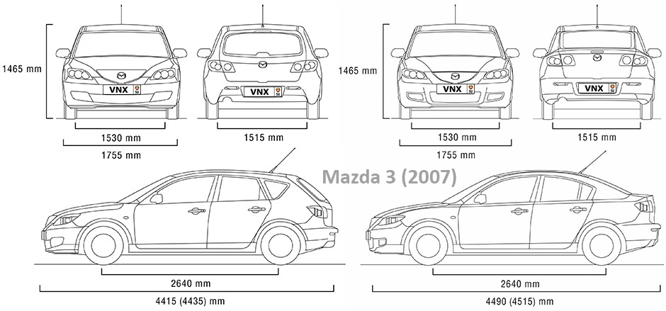 Mazda 3 Mark I (Мазда 3 2006-2009)
