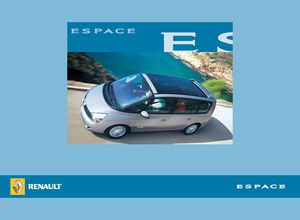 Renault Espace Mark IV Руководство по эксплуатации