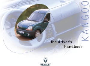 Renault Kangoo I Phase-1 Driver's Handbook