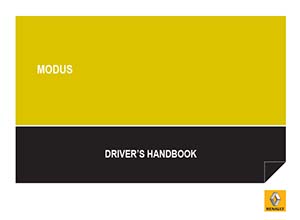 Renault Modus The driver's handbook