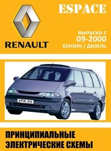 Сборник Принципиальных Электросхем Renault Espace III с сентября 2000