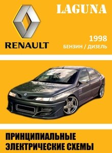 Сборник Принципиальных Электросхем Рено Лагуна 1998 модельный год