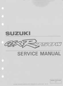 мануал Suzuki GSXR 750 1993-1995 руководство по ремонту и эксплуатации